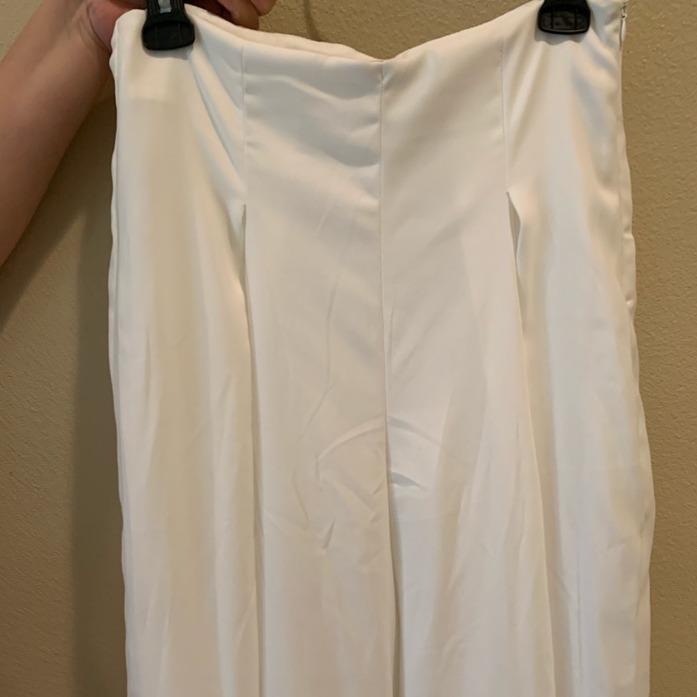 Forever 21 white wide leg pants